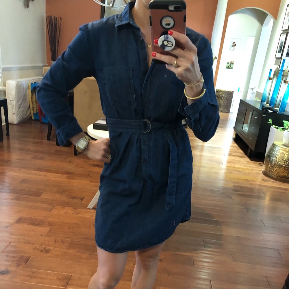 Topshop Moto Denim Dress